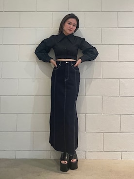 久道理沙さん(レディース・160cm)の春コーディネート