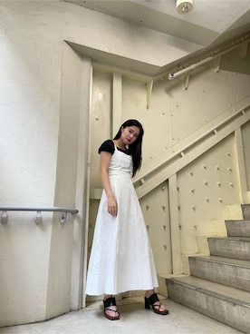 久道理沙さん（レディース・160cm）の夏コーディネート