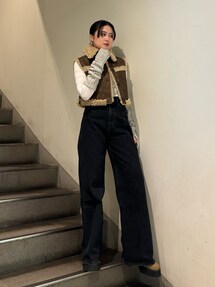 VEQUM】RIM WIDE LOOSE JEANS｜エモダ（EMODA）アウトレット公式通販