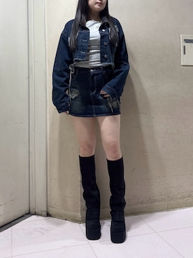 久道理沙さん(レディース・160cm)の秋コーディネート