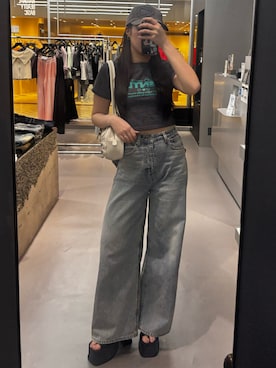 久道理沙さん(レディース・160cm)の春コーディネート