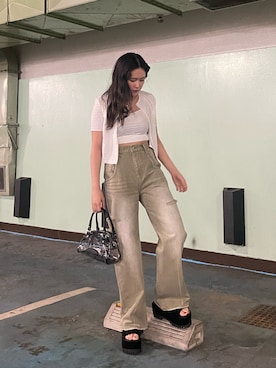 久道理沙さん(レディース・160cm)の夏コーディネート