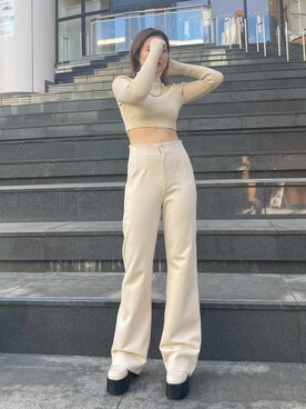 久道理沙さん(レディース・160cm)の冬コーディネート