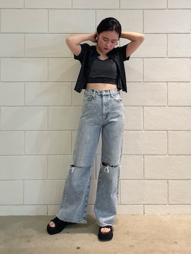 久道理沙さん(レディース・160cm)の夏コーディネート