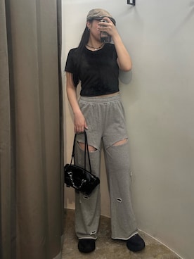 久道理沙さん(レディース・160cm)の夏コーディネート