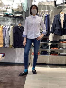 「ペタンコ靴」｜BRICK HOUSE by Tokyo Shirts 青森エルム店さん（レディース・171cm）の秋コーディネート