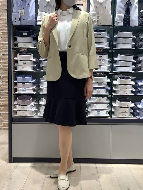 麻調 七分袖ジャケット（テーラードジャケット）｜TOKYO SHIRTS