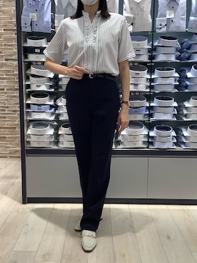「ワーママコーデ」｜BRICK HOUSE by Tokyo Shirts 青森エルム店さん（レディース・171cm）の夏コーディネート