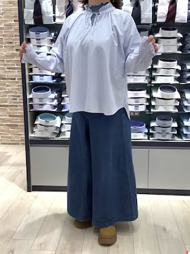 BRICK HOUSE by Tokyo Shirts 青森エルム店さん（レディース・159cm）の冬コーディネート