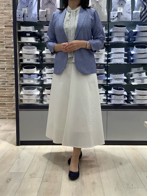 麻調 七分袖ジャケット（テーラードジャケット）｜TOKYO SHIRTS
