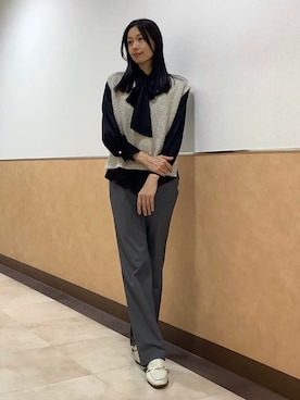 BRICK HOUSE by Tokyo Shirts 青森エルム店さん（骨格ナチュラル・レディース・171cm）の秋コーディネート