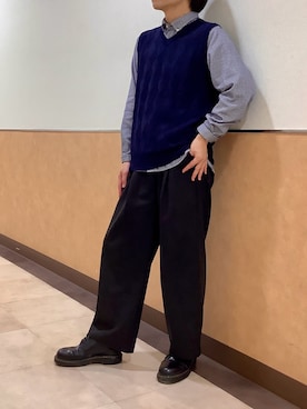 「BRICK HOUSE by TOKYO SHIRT（ブリックハウス）のアイテム」を使った、BRICK HOUSE by Tokyo Shirts 青森エルム店さん（メンズ・171cm）の秋コーディネート