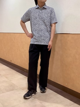 「TOKYO SHIRTS（トウキョウシャツ）のアイテム」を使った、BRICK HOUSE by Tokyo Shirts 青森エルム店さん（メンズ・171cm）の春コーディネート