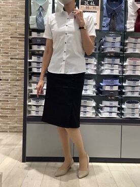 BRICK HOUSE by Tokyo Shirts 青森エルム店さん（レディース・171cm）の夏コーディネート