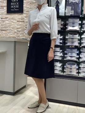 BRICK HOUSE by Tokyo Shirts 青森エルム店さんの（UNIQLO | ユニクロ）を使ったコーディネート