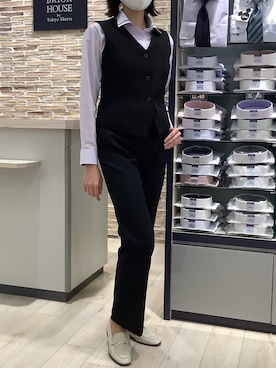 BRICK HOUSE by Tokyo Shirts 青森エルム店さん（レディース・171cm）の春コーディネート