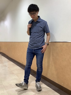 「東京シャツ」｜BRICK HOUSE by Tokyo Shirts 青森エルム店さん（メンズ・175cm）の春コーディネート