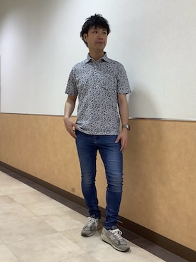 「東京シャツ」｜BRICK HOUSE by Tokyo Shirts 青森エルム店さん（メンズ・175cm）の春コーディネート