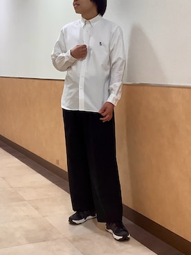 「アイテム（シャツ/ブラウス）」を使った、BRICK HOUSE by Tokyo Shirts 青森エルム店さん（メンズ・171cm）の秋コーディネート