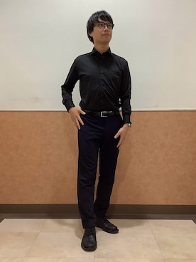 「アイテム（ビジネスシャツ）」を使った、BRICK HOUSE by Tokyo Shirts 青森エルム店さん（メンズ・175cm）の夏コーディネート