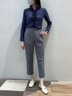 「any SiS（エニィスィス）のアイテム」を使った、BRICK HOUSE by Tokyo Shirts 青森エルム店さん（レディース・171cm）の秋コーディネート