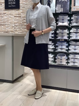 BRICK HOUSE by Tokyo Shirts 青森エルム店さんの（UNIQLO | ユニクロ）を使ったコーディネート