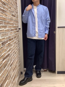「アイテム（Tシャツ/カットソー）」を使った、BRICK HOUSE by Tokyo Shirts 青森エルム店さん（メンズ・171cm）の夏コーディネート
