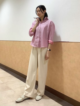 BRICK HOUSE by Tokyo Shirts 青森エルム店さん（レディース・171cm）の春コーディネート
