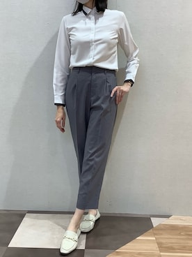 「ワーママコーデ」｜BRICK HOUSE by Tokyo Shirts 青森エルム店さん（レディース・171cm）の秋コーディネート
