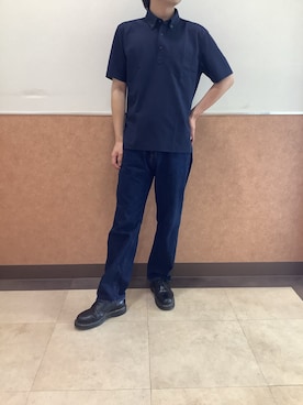 「アイテム（ポロシャツ）」を使った、BRICK HOUSE by Tokyo Shirts 青森エルム店さん（レディース・171cm）の夏コーディネート