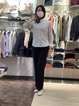 「ペタンコ靴」｜BRICK HOUSE by Tokyo Shirts 青森エルム店さん（レディース・171cm）の秋コーディネート