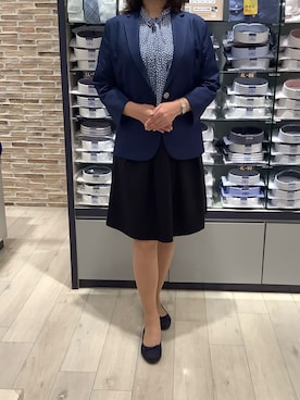 「BRICK HOUSE by TOKYO SHIRT」｜「アイテム（ジャケット/アウター）」を使った、BRICK HOUSE by Tokyo Shirts 青森エルム店さん（レディース・164cm）の夏コーディネート