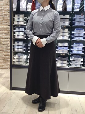 BRICK HOUSE by Tokyo Shirts 青森エルム店さん(レディース・154cm)の冬コーディネート