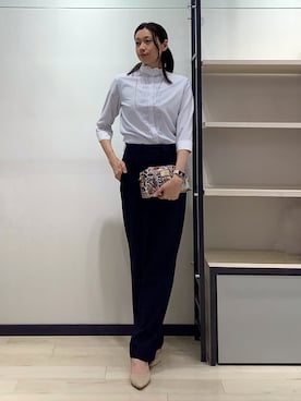 「BRICK HOUSE by Tokyo Shirts」｜BRICK HOUSE by Tokyo Shirts 青森エルム店さん（レディース・171cm）の春コーディネート