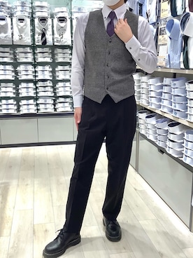 BRICK HOUSE by Tokyo Shirts 青森エルム店さん(メンズ・171cm)の秋コーディネート