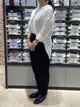 BRICK HOUSE by Tokyo Shirts 青森エルム店さん（レディース・154cm）の春コーディネート