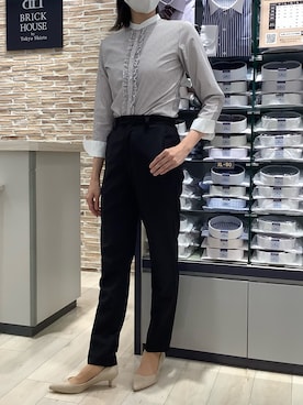 BRICK HOUSE by Tokyo Shirts 青森エルム店さん（レディース・171cm）の夏コーディネート