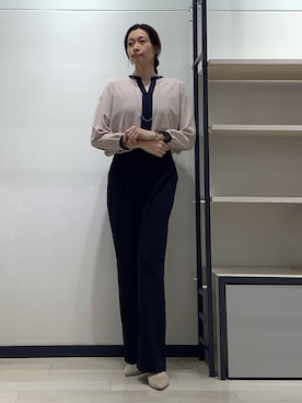「BRICK HOUSE by Tokyo Shirts」｜BRICK HOUSE by Tokyo Shirts 青森エルム店さん（レディース・171cm）の春コーディネート