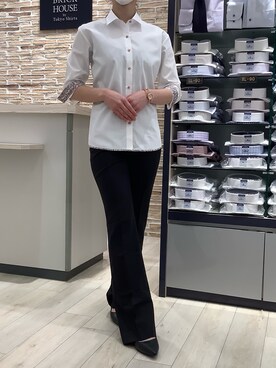 BRICK HOUSE by Tokyo Shirts 青森エルム店さん（レディース・158cm）の春コーディネート