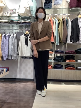 「ペタンコ靴」｜BRICK HOUSE by Tokyo Shirts 青森エルム店さん（レディース・171cm）の秋コーディネート
