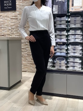 BRICK HOUSE by Tokyo Shirts 青森エルム店さん（レディース・171cm）の夏コーディネート