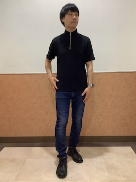 「リブニット」｜BRICK HOUSE by Tokyo Shirts 青森エルム店さん（メンズ・175cm）の夏コーディネート