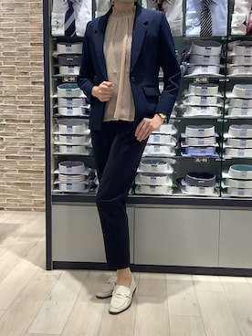 BRICK HOUSE by Tokyo Shirts 青森エルム店さん（レディース・171cm）の秋コーディネート