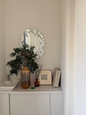 「アイテム（インテリア）」を使った、iskwykさん（レディース・163cm）の冬コーディネート