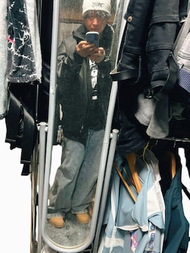 「アイテム（ブーツ）」を使った、マガさん（メンズ・177cm）の秋コーディネート