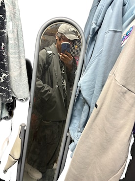 「アイテム（バックパック/リュック）」を使った、マガさん（メンズ・177cm）の秋コーディネート