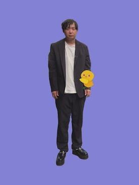 「アイテム（テーラードジャケット）」を使った、マガさん（メンズ・177cm）の夏コーディネート