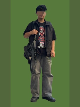 「アイテム（帽子）」を使った、マガさん（メンズ・177cm・30代）の夏コーディネート