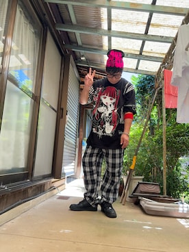 「NIKE（ナイキ）のアイテム」を使った、マガさん（メンズ・177cm）の夏コーディネート