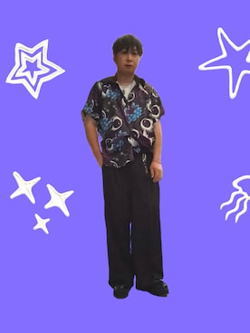 「アイテム（スラックス）」を使った、マガさん（メンズ・177cm・30代）の夏コーディネート